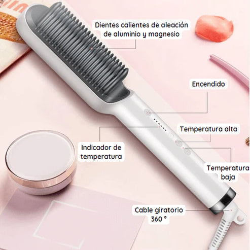 Cepillo Alisador 3 en 1 | Resultados hermosos en cualquier lugar..